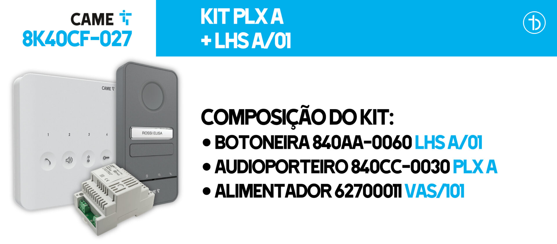 Kit Audio Mãos Livres PLX | 8K40CF-027